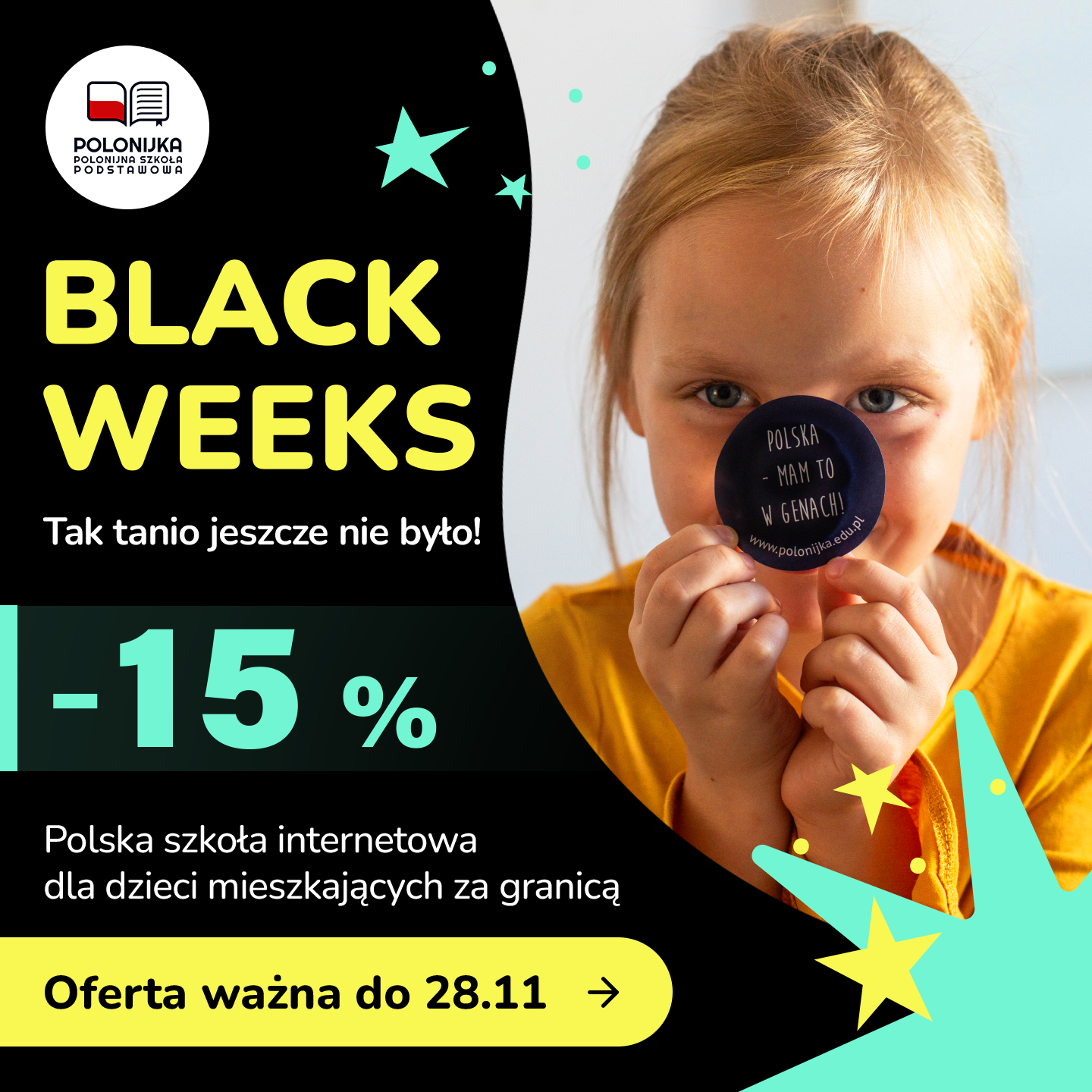 Black Week w Polonijce! -15% na pakiety edukacyjne